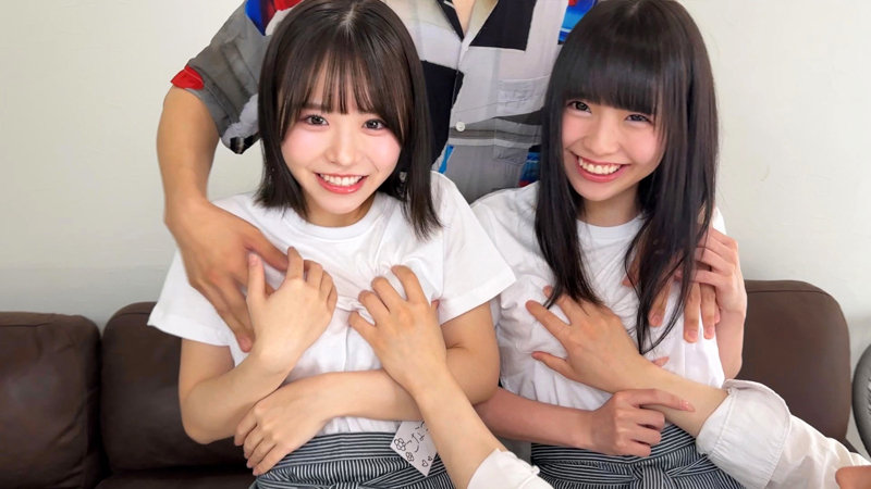 素人 企画単体 誘惑シーン - こなつさん&こはるさん