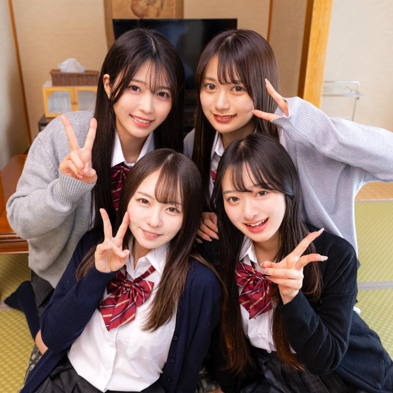 素人 企画単体 ビジュアル - かりん＆めいさ＆かほ＆あおい