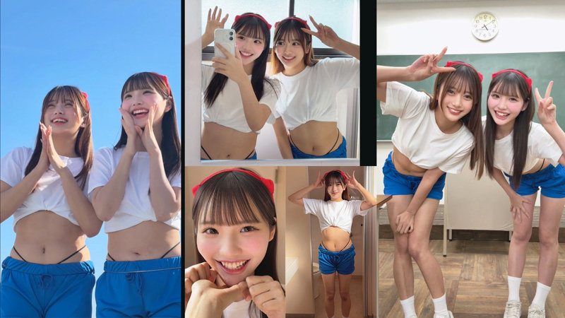 素人 企画単体 ビジュアル - かりん&める